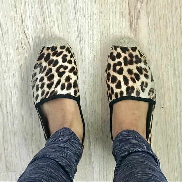 Tory Burch Shoes - Tory Burch leopard  espadrille flats